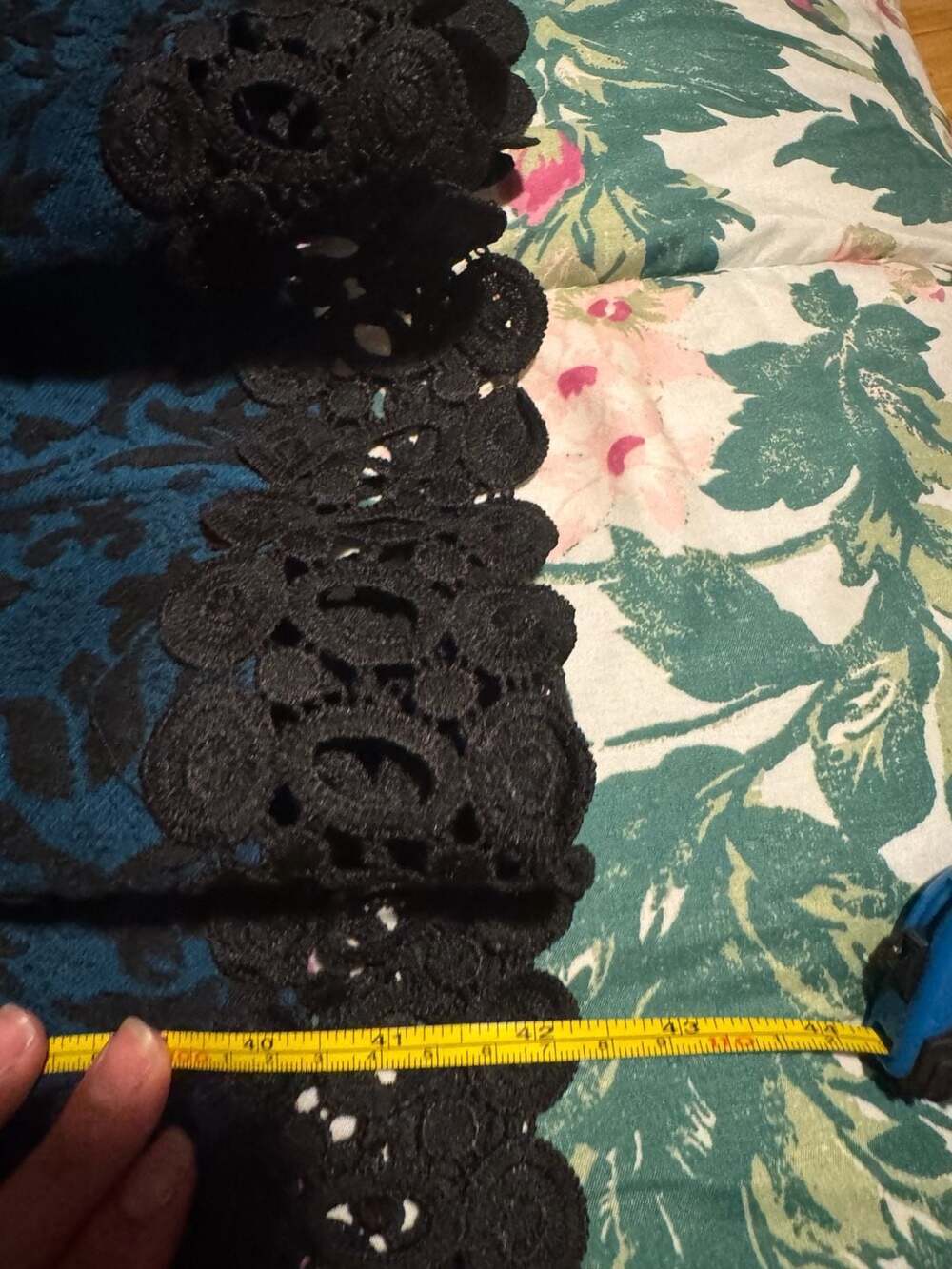 Studio One New York Sleeveless Damask Lace Hem Dress Size 18W - Picture 6 of 6